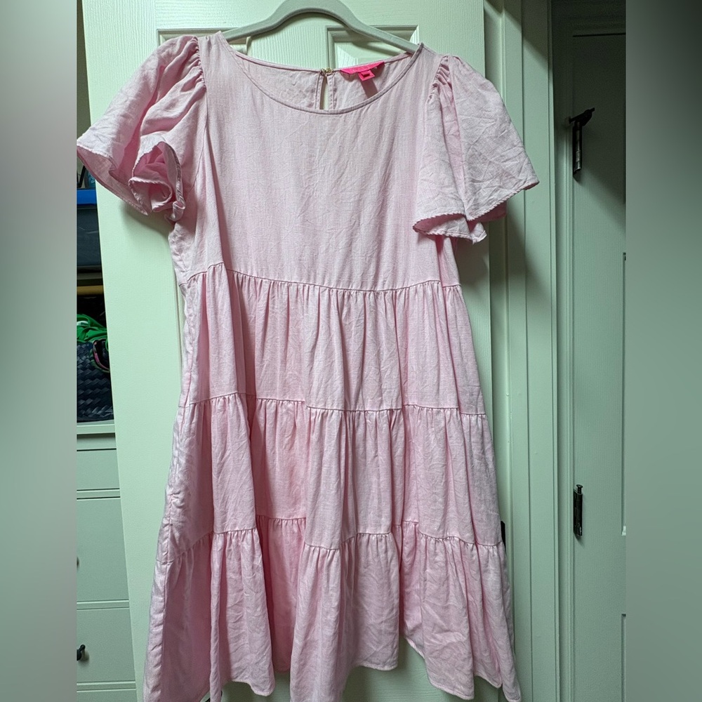 Charming Pink Lilly Pulitzer Linen Dress